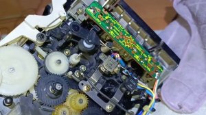 Sharp GF-505 ремонт лентопротяжки