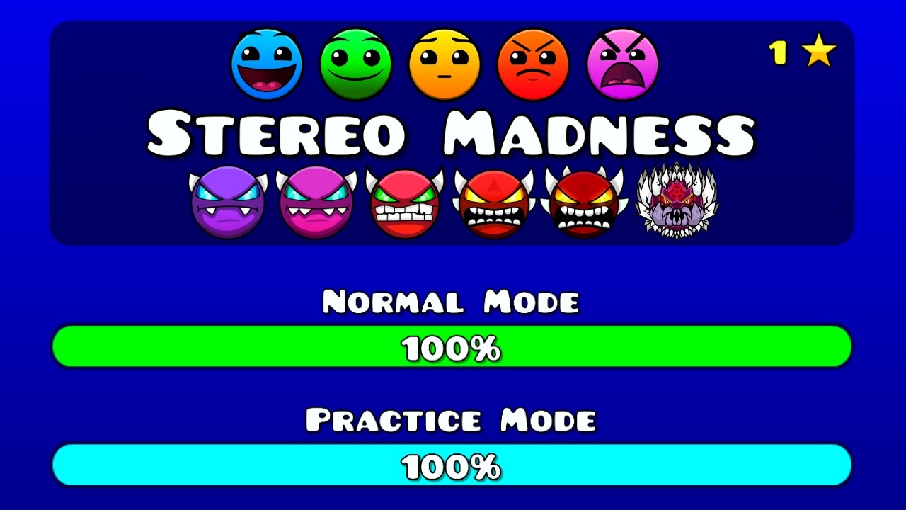 Stereo Madness in Every Difficulty смотреть онлайн
