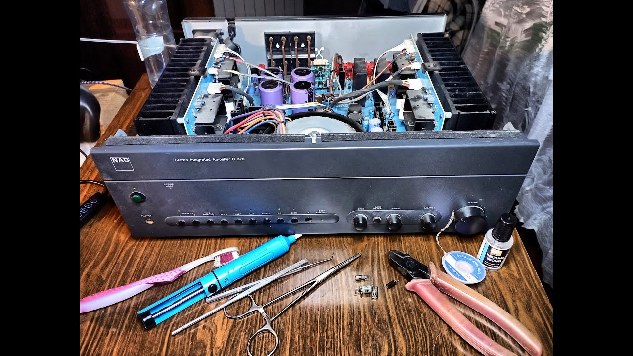 NAD C370 - сработала защита - ремонт Protect Module N13C370D07 смотреть онлайн