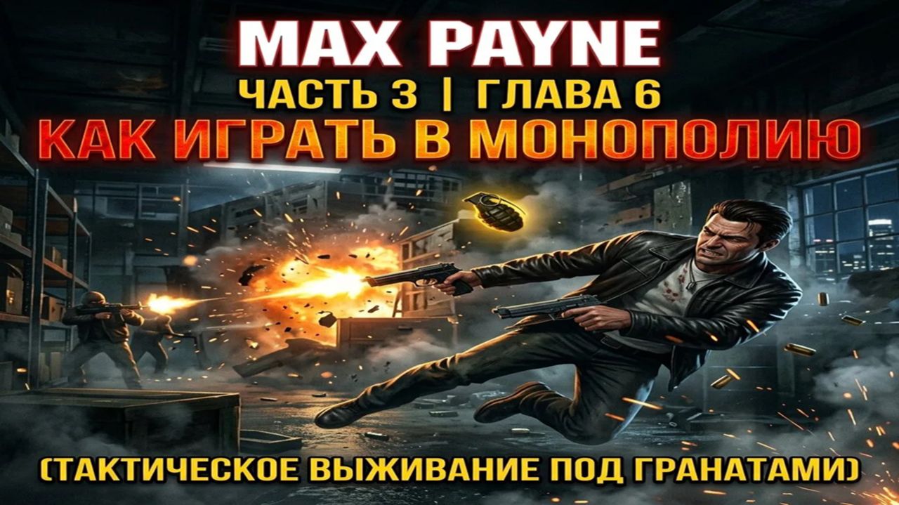 Max Payne — Часть 3 | Глава 6: Как играть в монополию (Тактическое выживание под гранатами