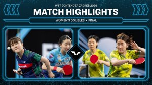 Harimoto/Odo vs Lee/Choi | WD Final | #WTTZagreb 2026