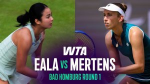 22.06.2026 | Александры Элы - Элизы Мертенс | Полный матч | WTA Bad Homburg 2026