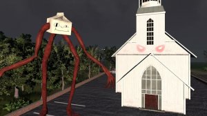😱 Гигантский монстр-дом против злой церкви – кто победит (Garry's Mod)