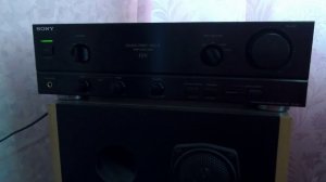 усилитель SONY F211 после мелкого ремонта