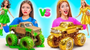 Строим Удивительный Кукольный Домик Дорогой vs Дешевый Челлендж | Весёлые Идеи