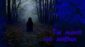 Ты меня не любил...