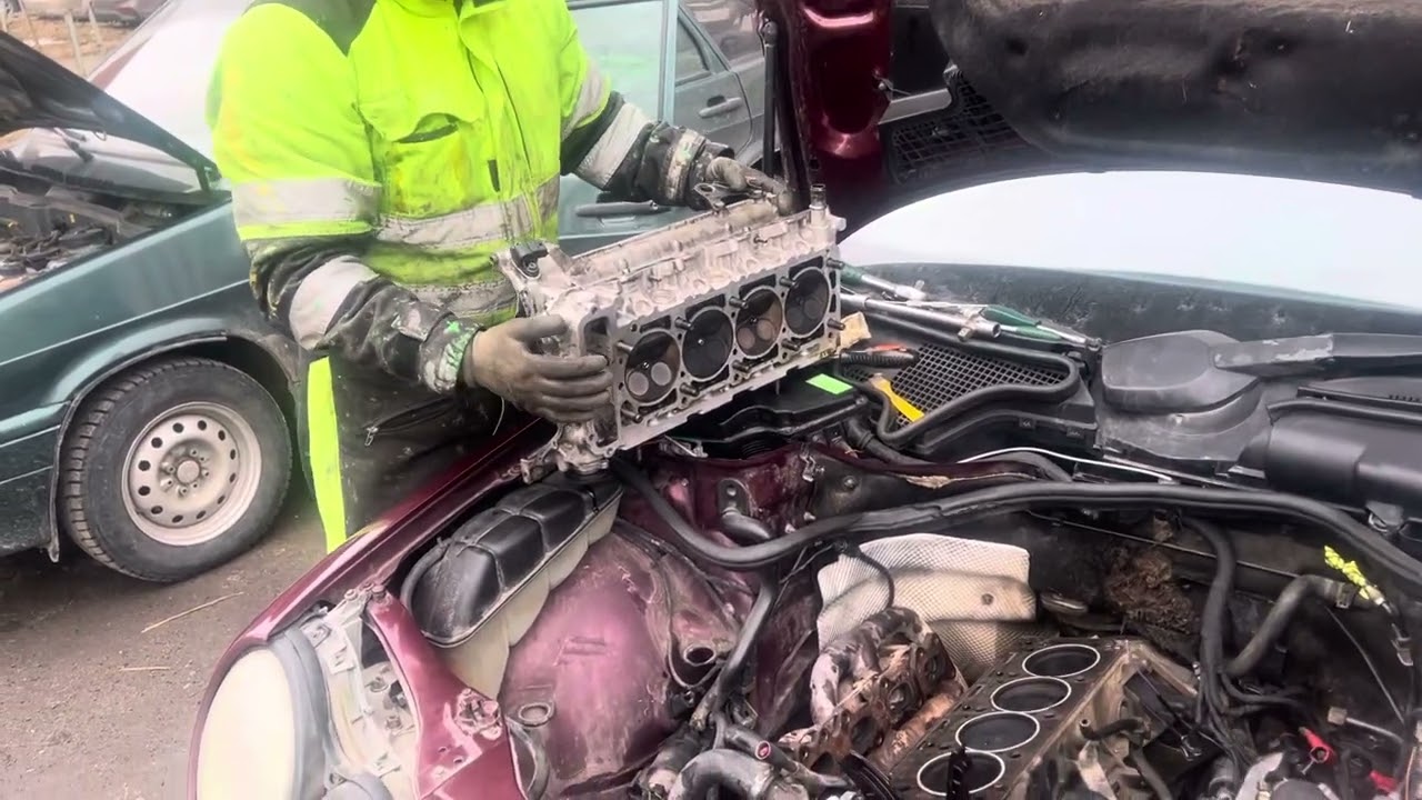 #Мерседес w210 как снять гбц мотор 111 скрытые болты vintage car restorations смотреть онлайн