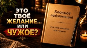 Это твоё желание… или чужое?