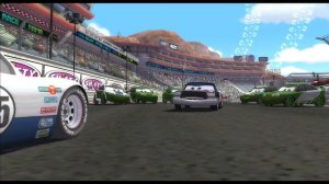 Новая покраска Молнии Маккуина. Начальная катсцена в Cars Race O Rama