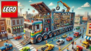 Автоматическая дорожная мобильная ремонтная машина LEGO #Лего Авто Тех