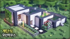 🌴Инструкция по сборке современного дома с террасами в Майнкрафт🏚️ . ⛏️Гайд по Постройке