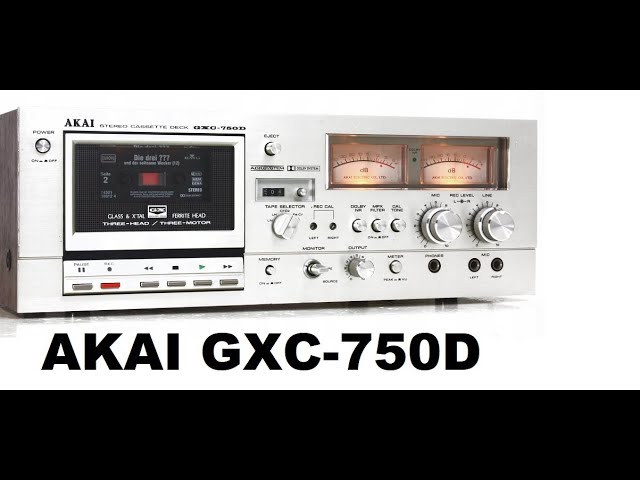 Кассетная дека AKAI GXC-750D. смотреть онлайн
