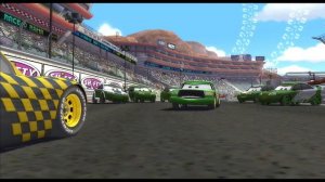 Новая покраска Молнии Маккуина. Начальная катсцена в Cars Race O Rama