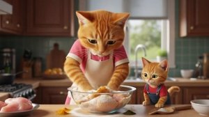 🐱💖 Волшебный пикник мамы-кошки 🧺❄️ #Трогательная история любви и заботы 🌸🐾