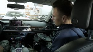 Замена штатной акустики в Audi A6