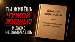 Ты живёшь чужой жизнью и даже не замечаешь