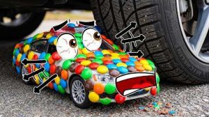 😱 Машинка раздавила гору цветных конфет! 🚗🍬 Мультики для детей