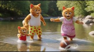 🌟🐾 Материнское мужество, семейное путешествие и дикая дружба 🦁🐱💖