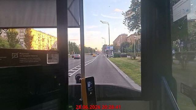 Московский электробус кадры