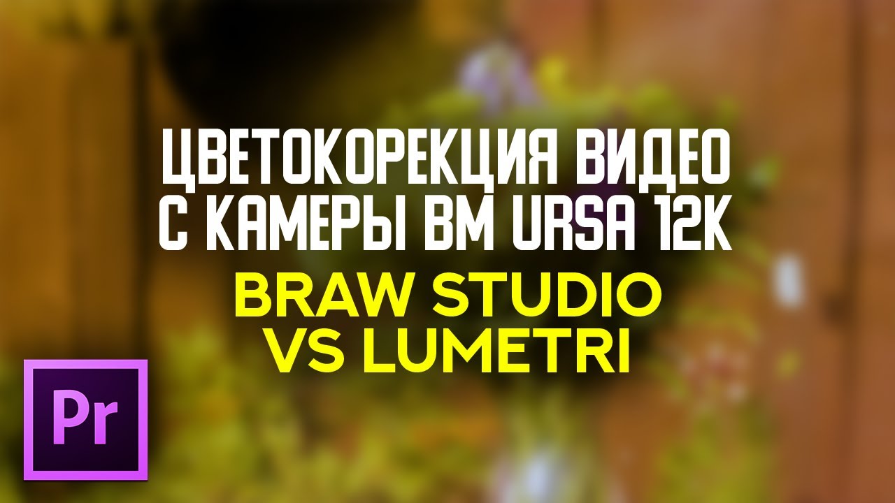 Цветокоррекция с камеры Blackmagic URSA 12K - BRAW STUDIO VS LUMETRI смотреть онлайн