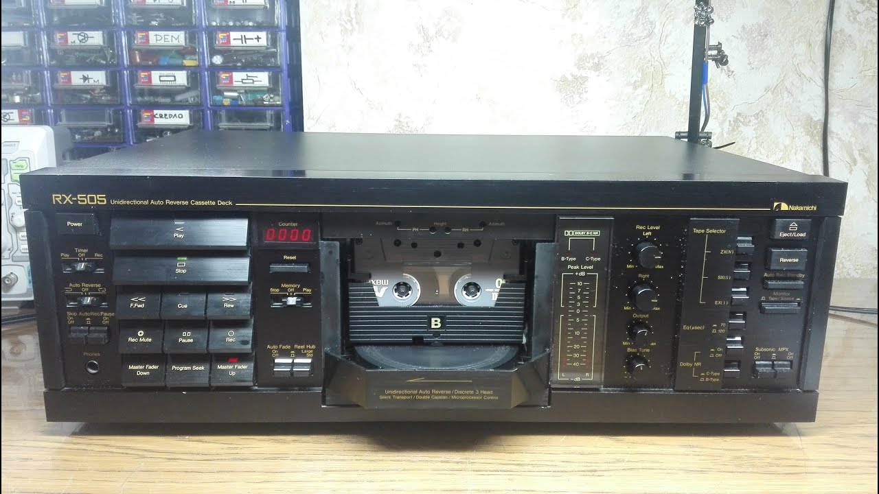 Nakamichi RX 505 . ремонт. настройка по мануалу. смотреть онлайн