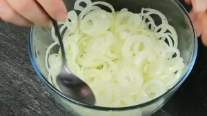 Маринованный лук - быстро и вкусно! Беру ЛУК и готовлю Потрясающий салат!