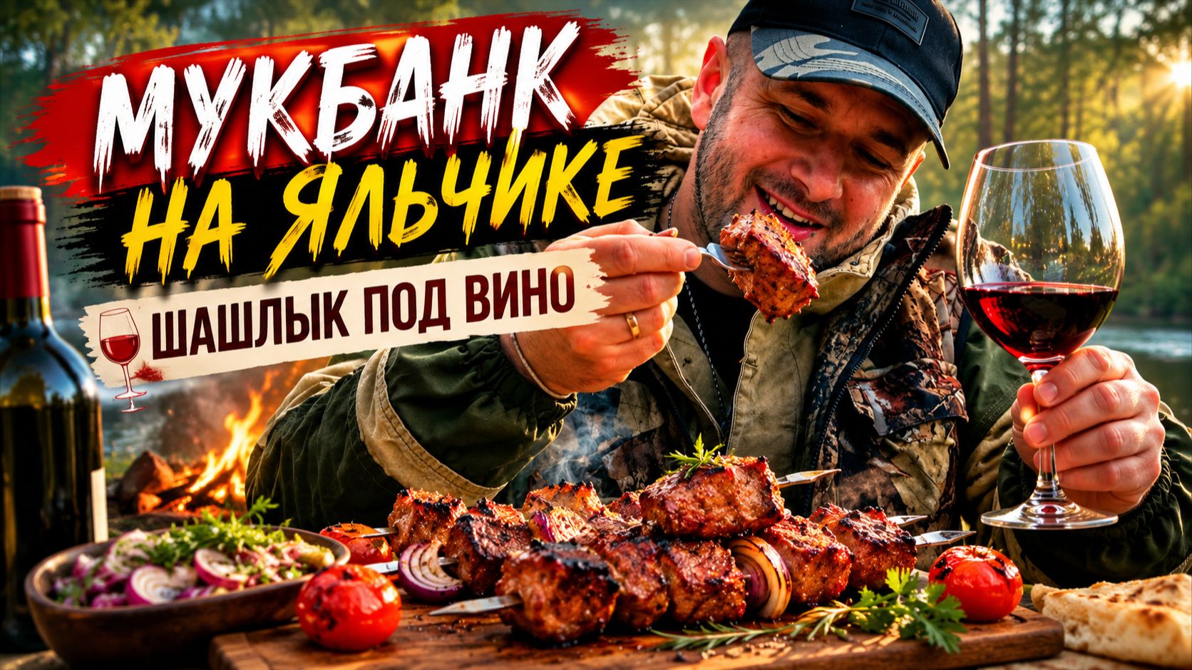Сочный шашлык на Лесном озере Яльчик Марий Эл