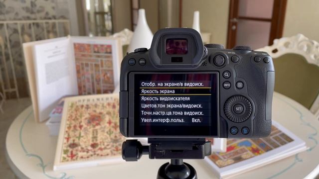 Настройки сенсорного экрана Canon EOS R6 смотреть онлайн