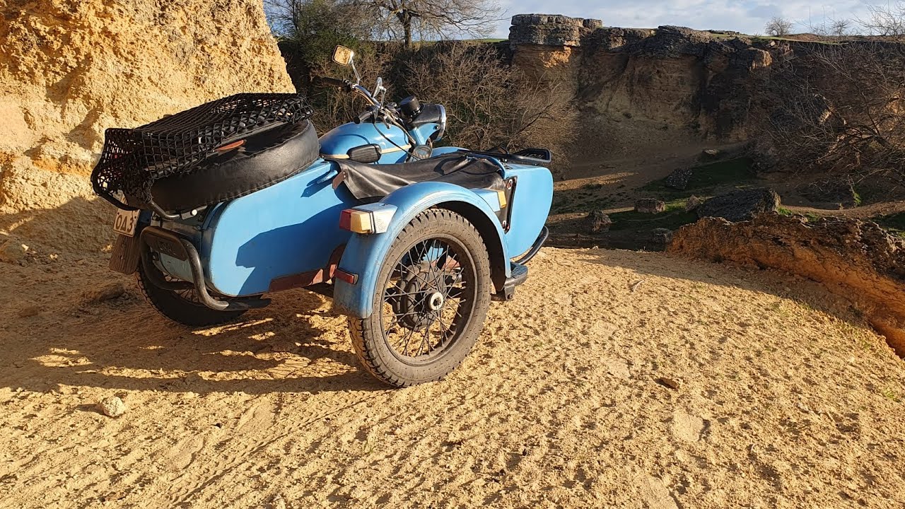 Урал мото,  прогулка выходного дня. Old Sovlet Motorcycle.
