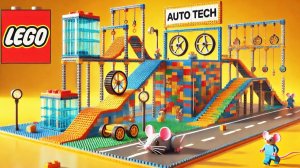 Мы построили лабиринт-ловушку LEGO# кто быстрее сбежит#