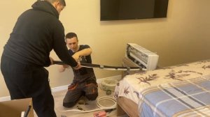 Установка кондиционера Весь монтаж сплит-системы за 25 минуты