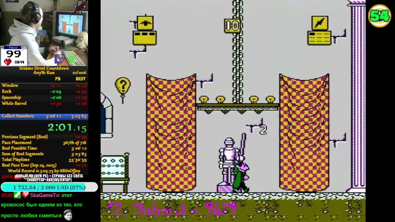Sesame Street Countdown (SpeedRun in 3:05.483 Any% pb#6) смотреть онлайн