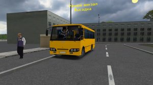OMSI 2 Поездка на Bogdan A092 по г. Кулагине маршрут 15