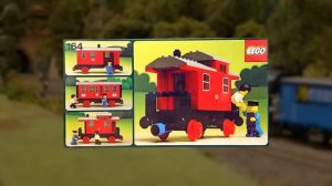 ОЧЕНЬ много поездов в LEGO # История серии Trains - часть 1