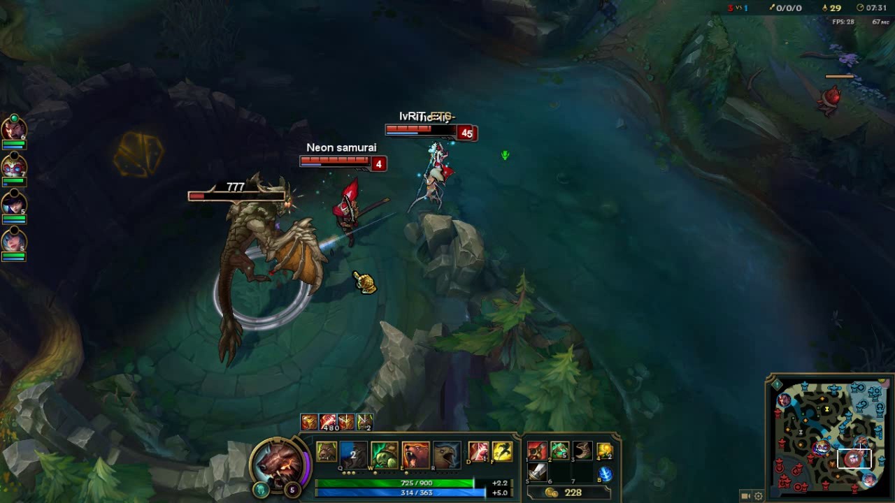 League of Legends. Ранкед Бронза 4 .Удир лес. Жёсткий контрджангл. смотреть онлайн