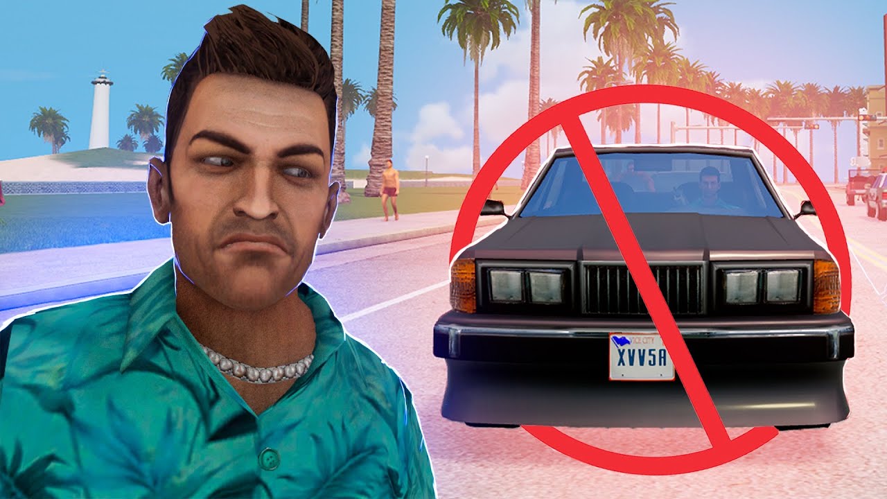 ПРОШЕЛ GTA VICE CITY БЕЗ МАШИН смотреть онлайн