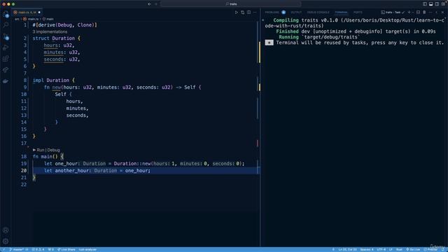 277. Implementing the Copy Trait смотреть онлайн