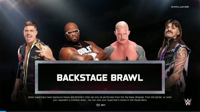 WWE D-Von Dudley vs Dexter Lumis vs Grayson Waller vs Dominik Misterio смотреть онлайн
