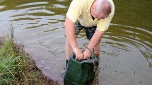 Поездка за водой для теплицы.