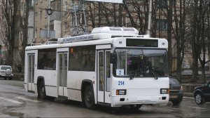 Поездка на троллейбусе БТЗ-52764Р (№214) по маршруту №8