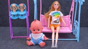 Распаковка игрушек! Мультики для детей. Обзор куклы для девочек