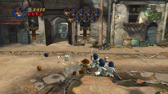 LEGO Indiana Jones 2: The Adventure Continues Погром на рынке прохождение (PC) #17