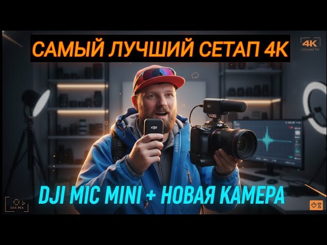Как снимать кино на смартфон с боке дома? Распаковка DJI Mic Mini. Строю студию серия 7 смотреть онлайн