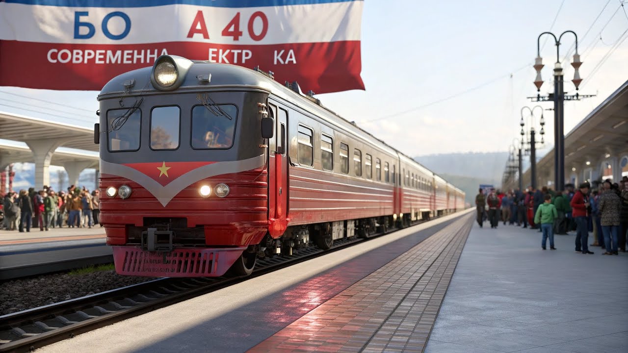 🚄 Шокирующее обновление! Иволга 40 – самый современный пригородный поезд Москвы 🇷🇺✨ смотреть онлайн