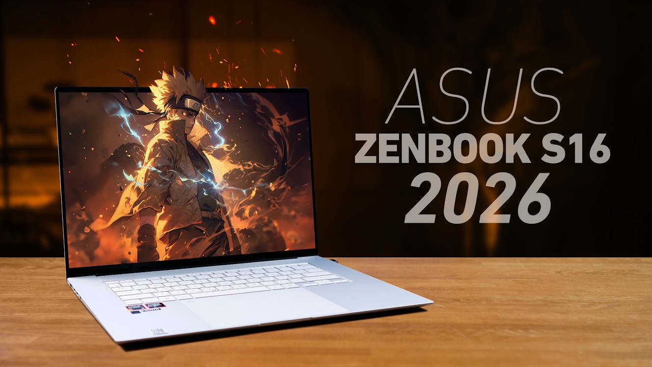 ЛЁГКИЙ и СТИЛЬНЫЙ НОУТБУК ASUS ZENBOOK S16 - 2026 смотреть онлайн