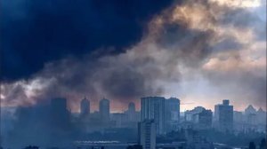 Столица сопредельного государства под ракетным обстрелом небо не видно все в дыму