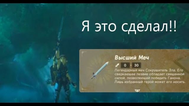 Настало время достать Высший Меч! The Legend of Zelda Breath of the wild#28