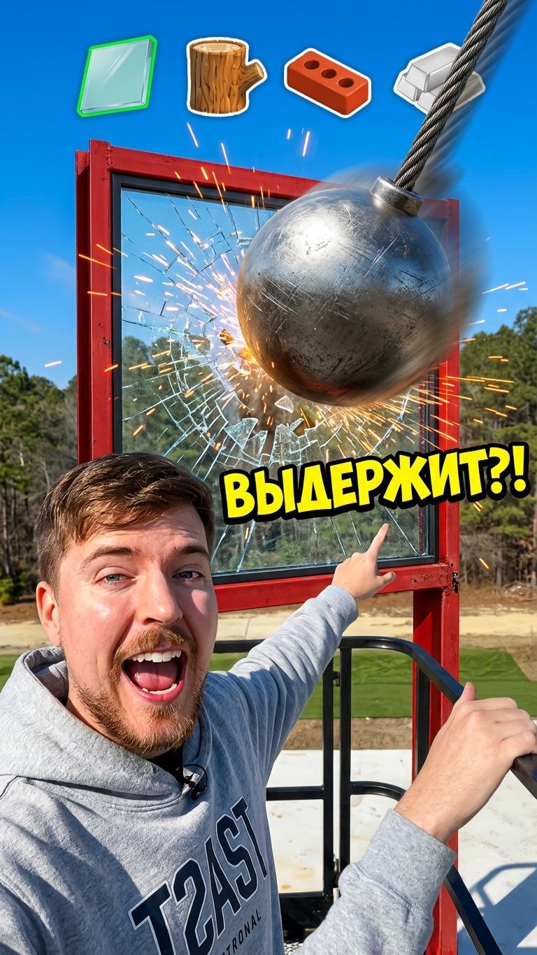 Сможет Ли Окно Остановить Шар Для Сноса
