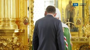 Патриарх Кирилл освятил Успенский собор Тульского Кремля