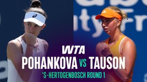 08.06.2026 | Миа Поханкова - Клара Таусон | Лучшие моменты матча | WTA Hertogenbosch 2026
